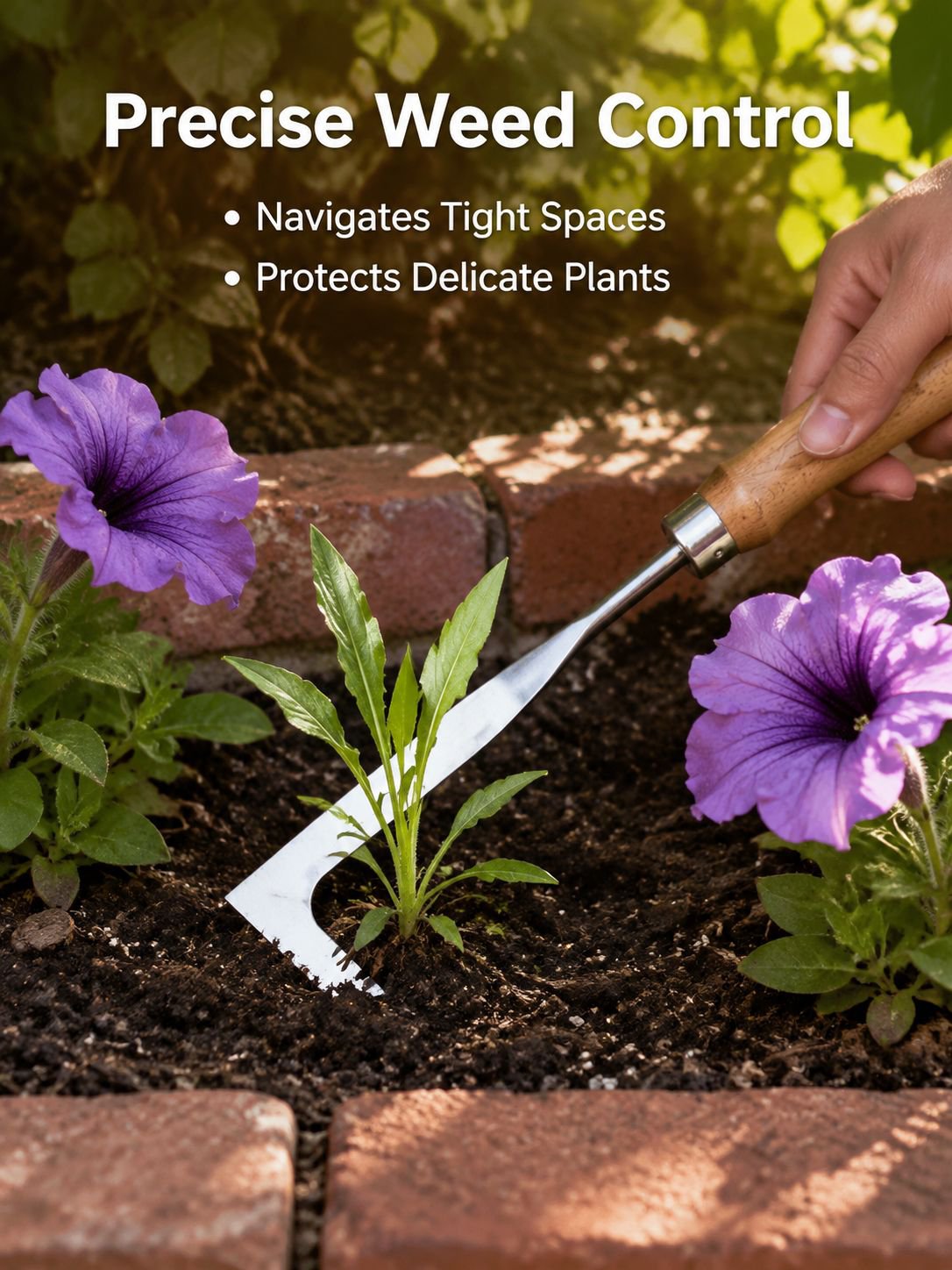 Manual Seven-Tooth Stainless Steel Weeding Tool