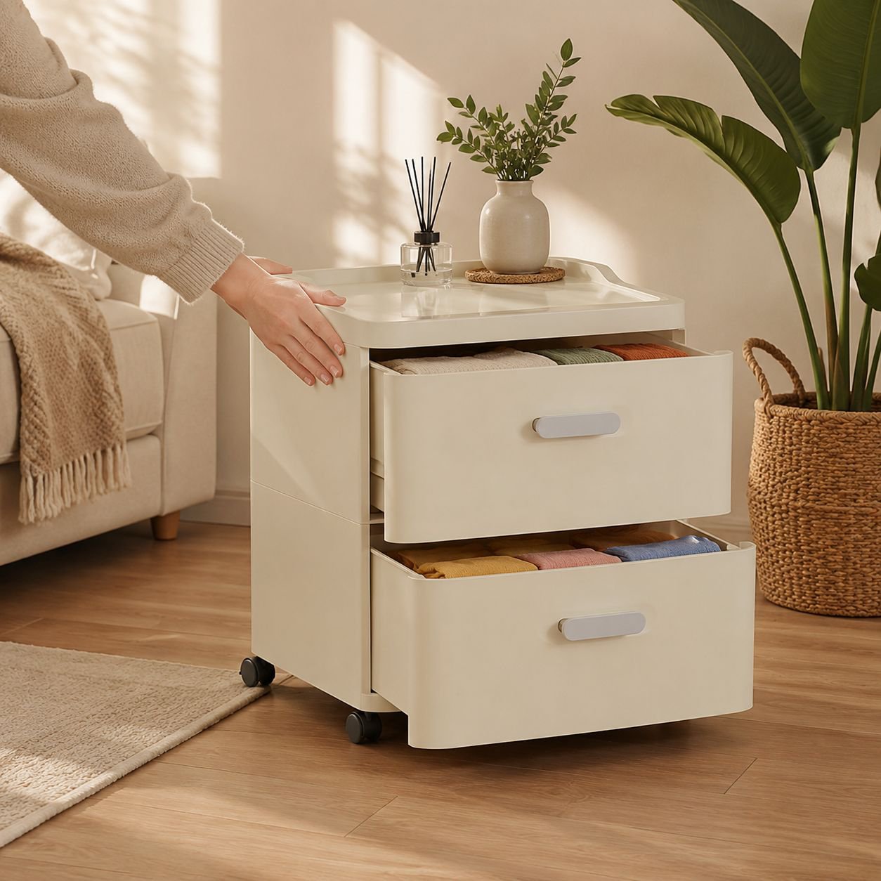 Multi-purpose Drawer Storage Cabinet for Bedroom and Living Room