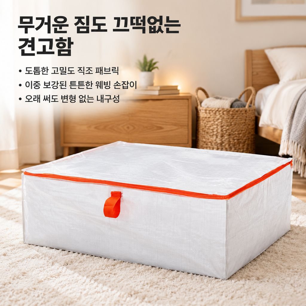  파클라 수납백 옷정리 방수 방습 곰팡이방지 대형 두꺼운 수납함