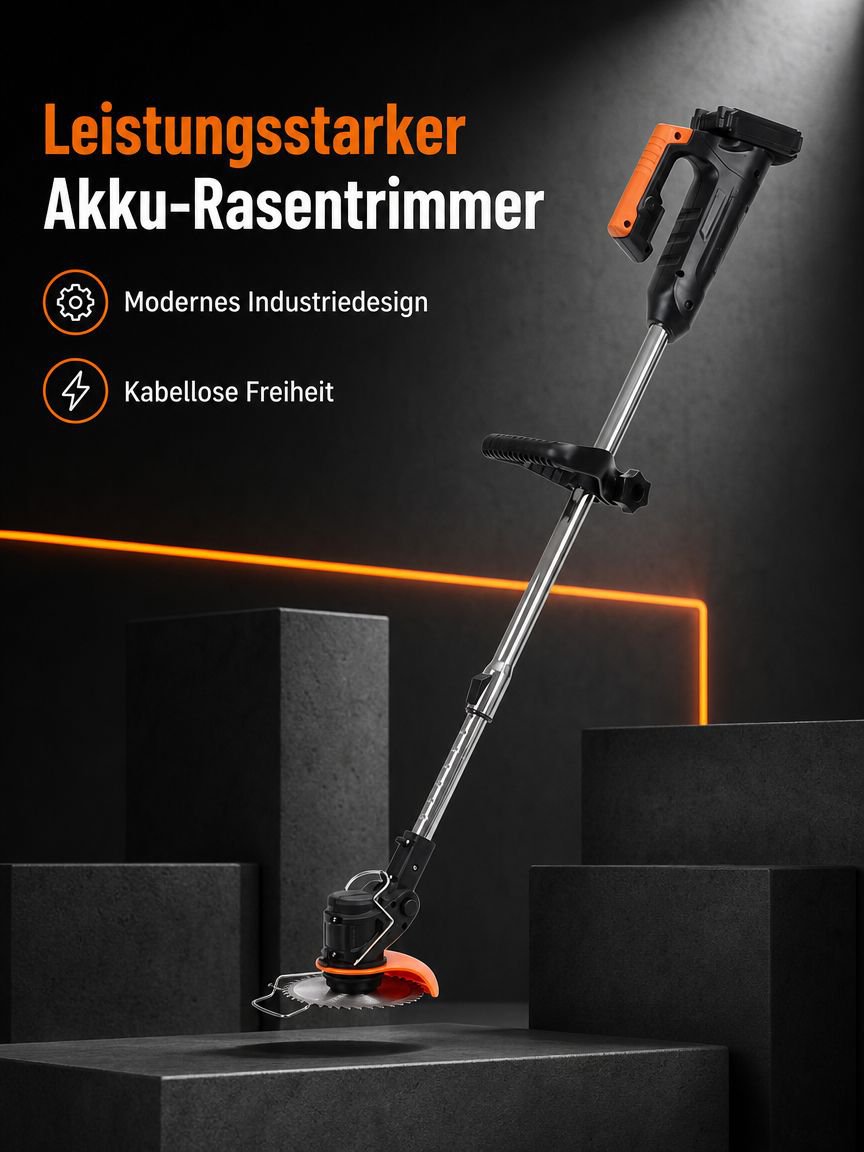 Leichter, faltbarer Rasenmäher