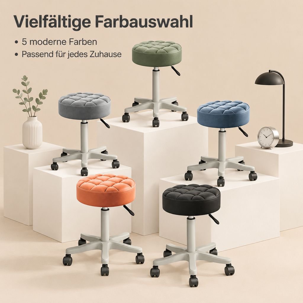 Multifunktionaler Dreh- und Höhenverstellbarer Hocker