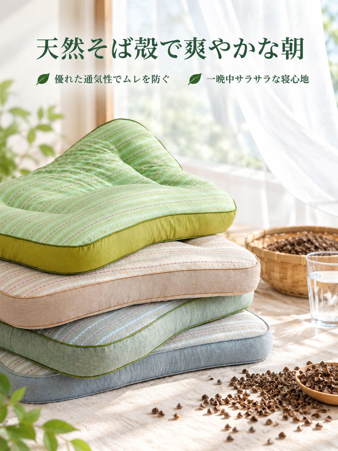 3D分区安眠そば枕