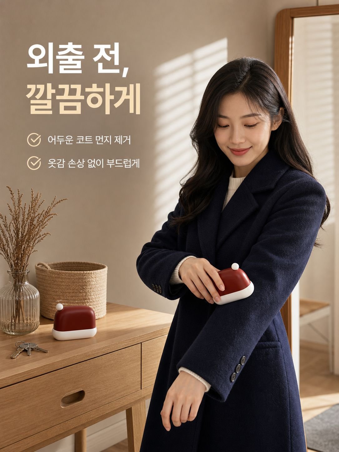 미니 드럼 의류 점모기