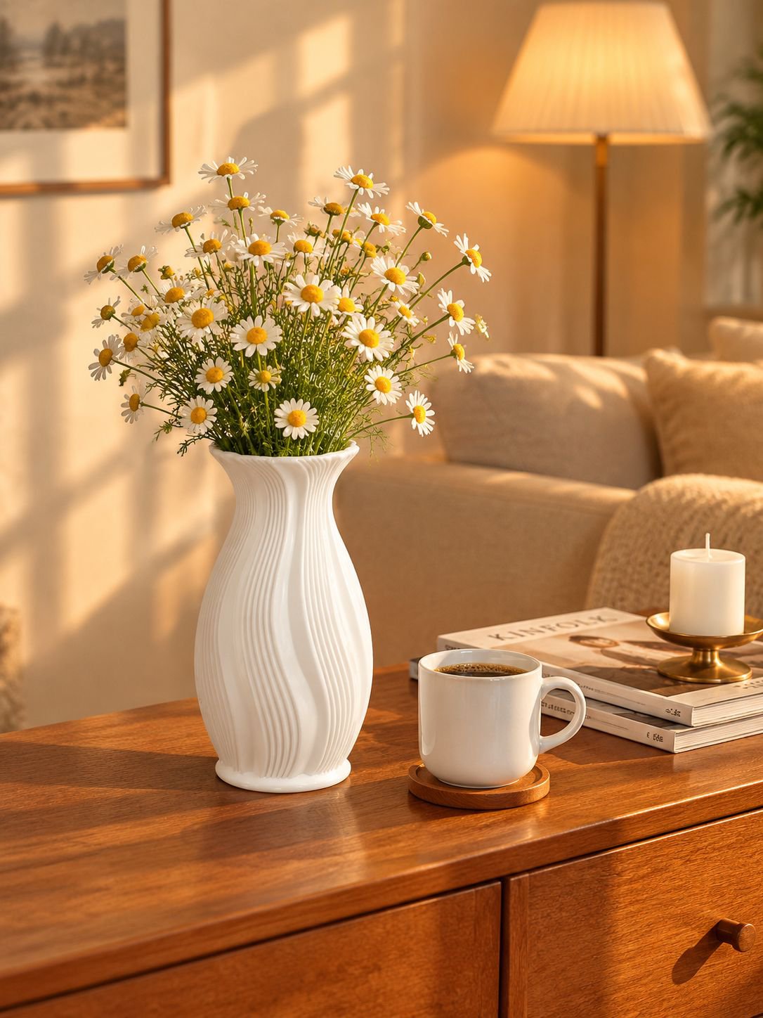 French Gradient Flower Vase