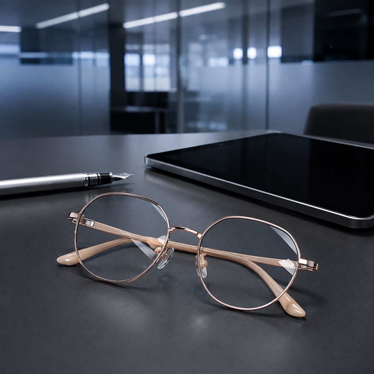 Lightweight decompression eyeglasses for daily wear