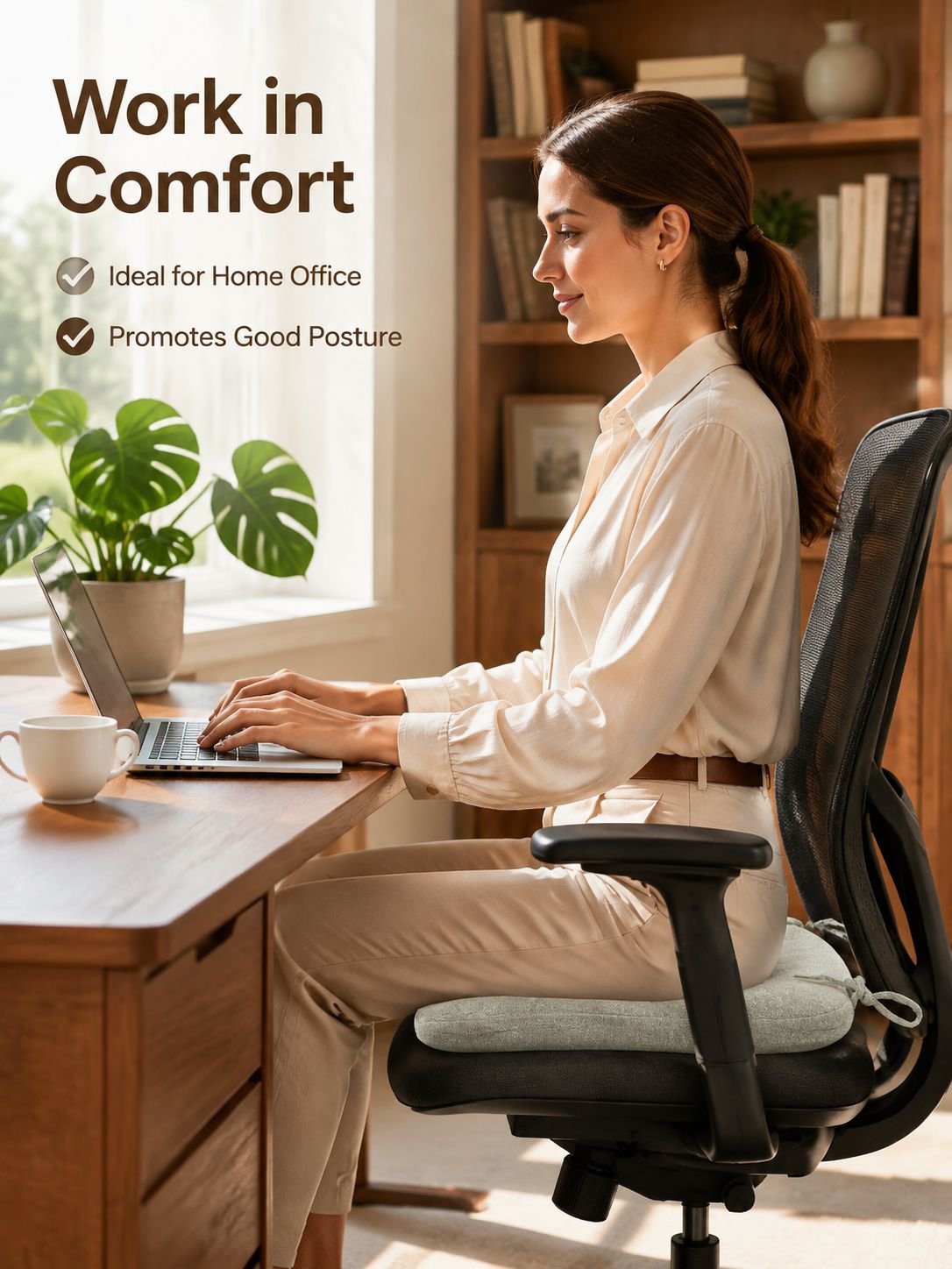 Ergonomic Horseshoe Seat Pad
