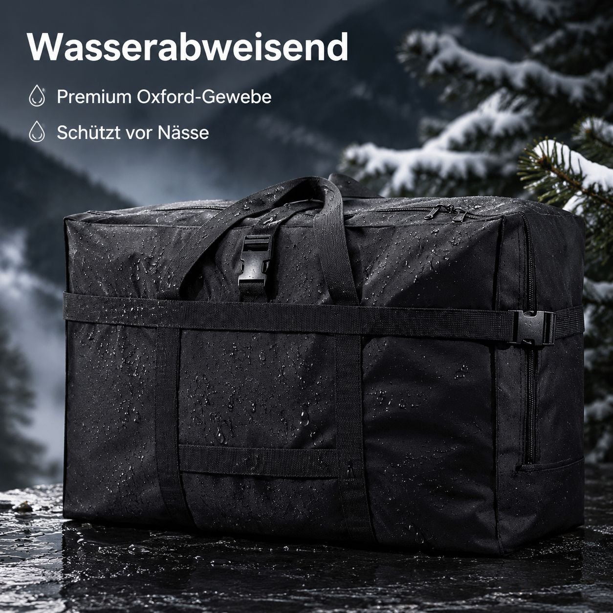 Große Reisetasche aus Oxford-Gewebe