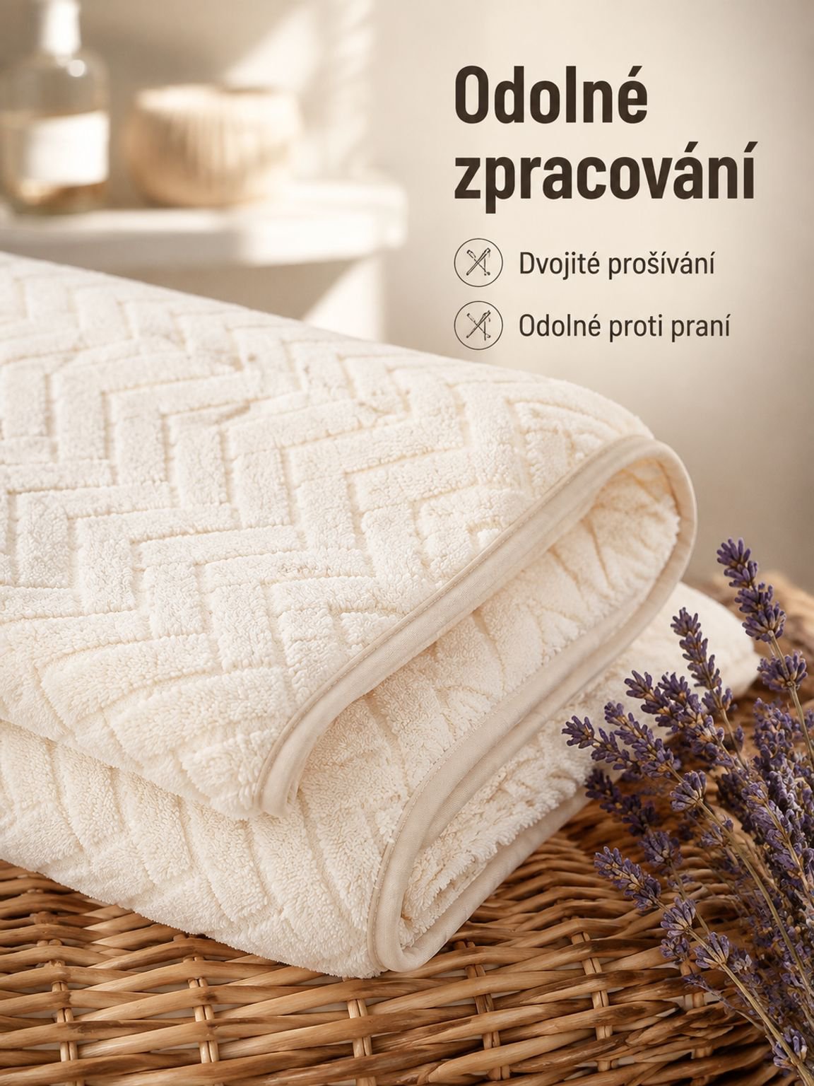 Velká savá osuška z korálového fleecu