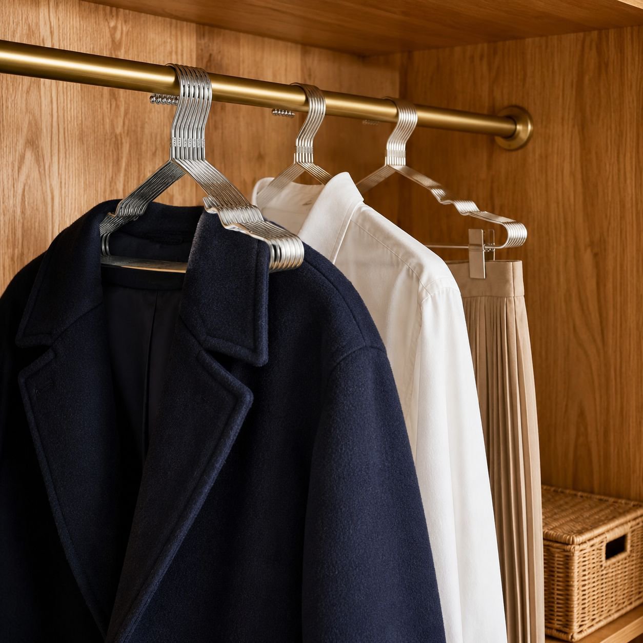 Home Use Clothes Rack Support, Smooth and Burr-Free Stainless Steel