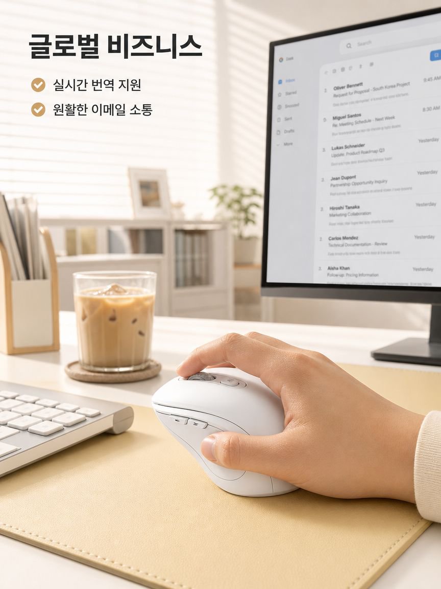 휴대가 간편한 AI 음성 마우스
