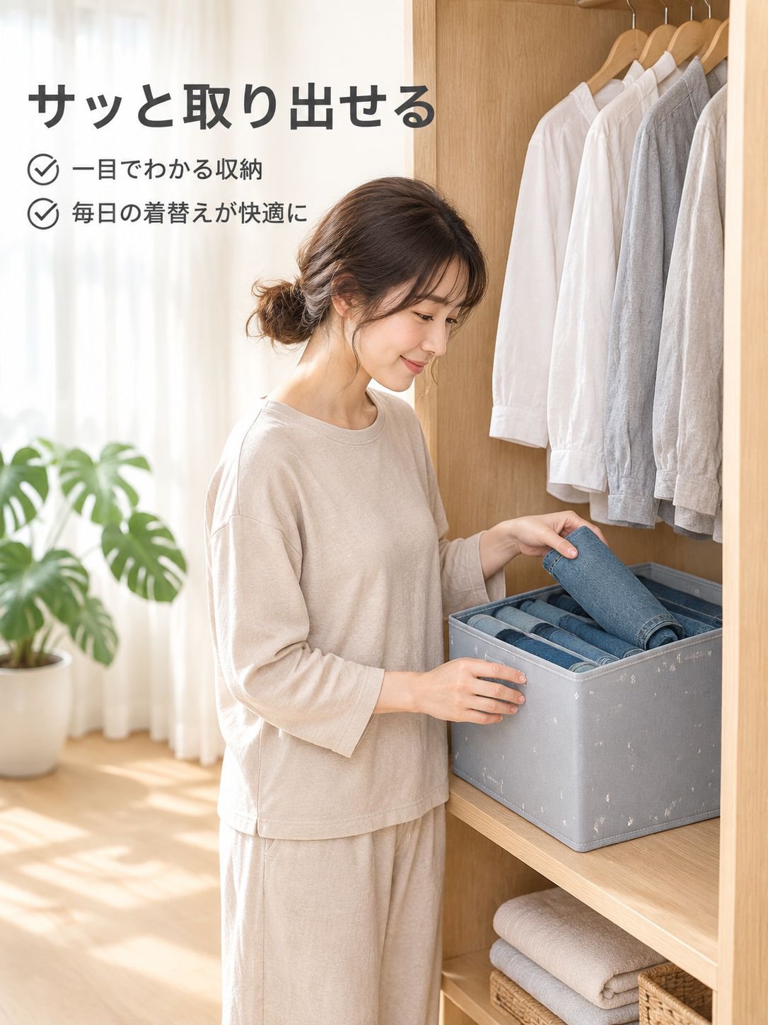 ズボン収納ボックス