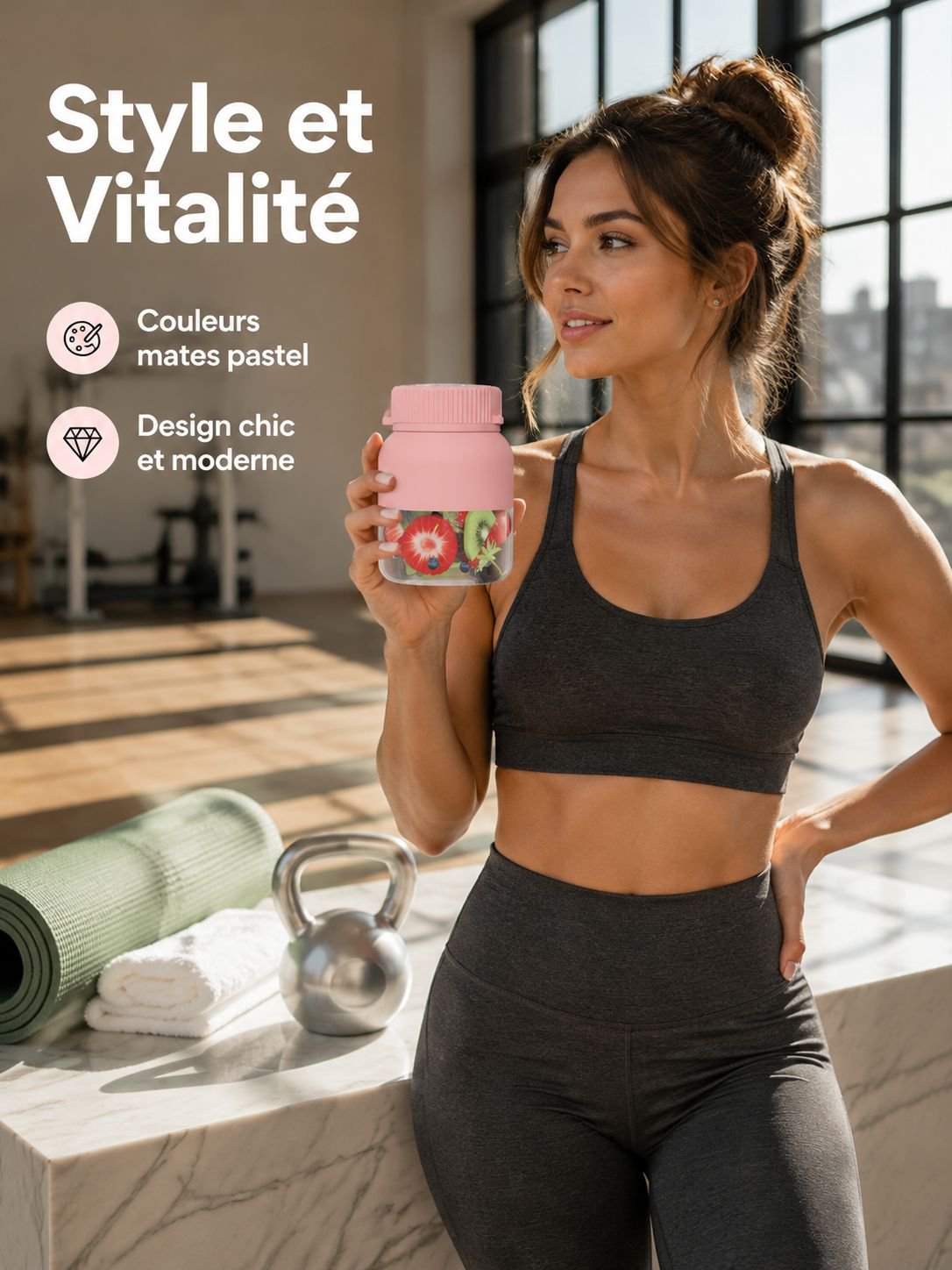 Nouveau presse-agrumes tonneau multifonctionnel jus frais sans fil extérieur portable presse-agrumes