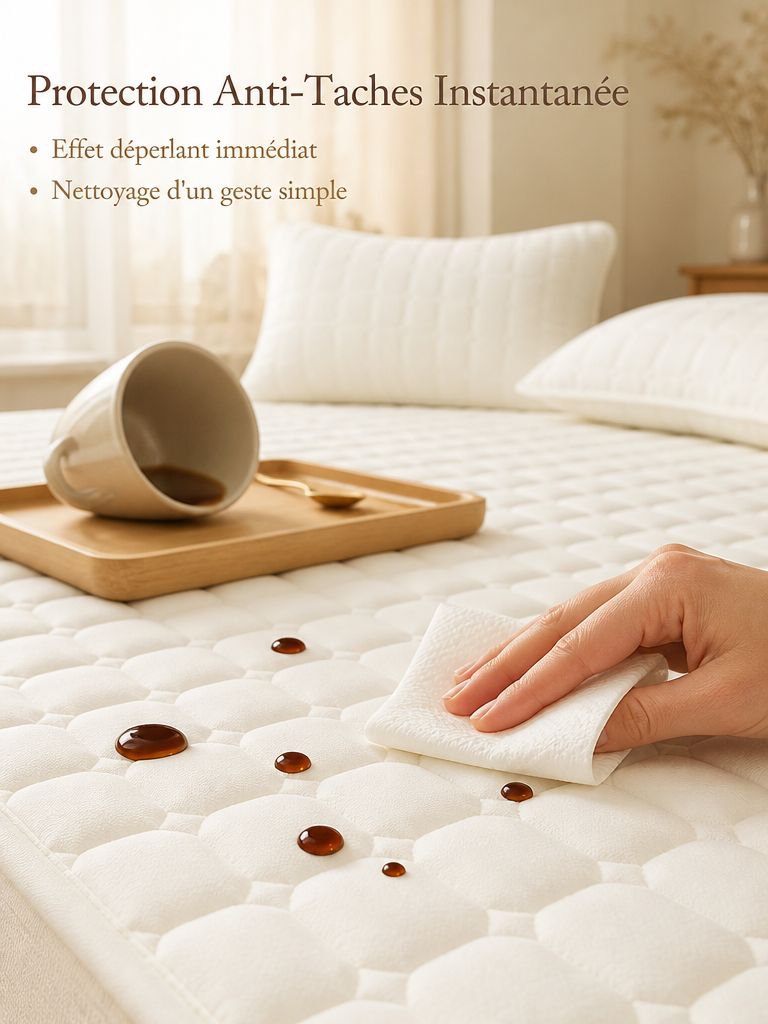 Alèse imperméable pour protéger le matelas contre l’humidité
