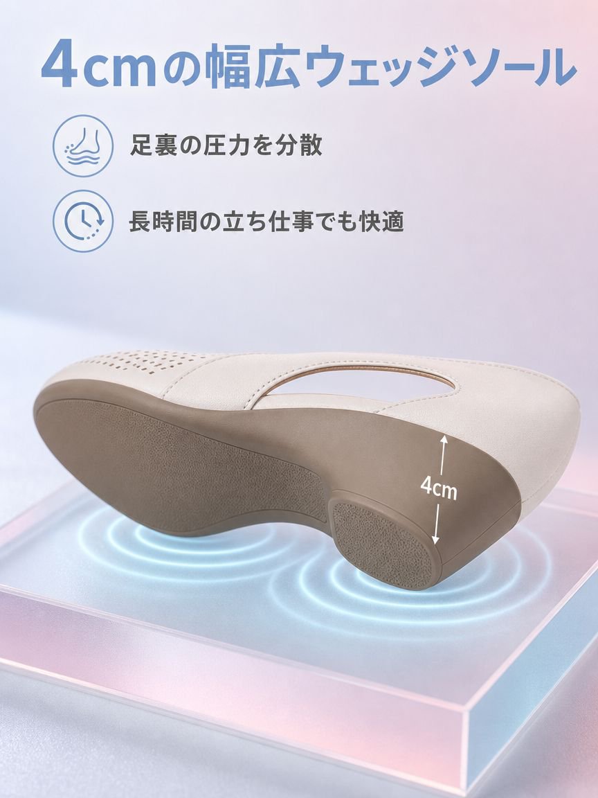 春夏に最適な通気性レディースシューズ