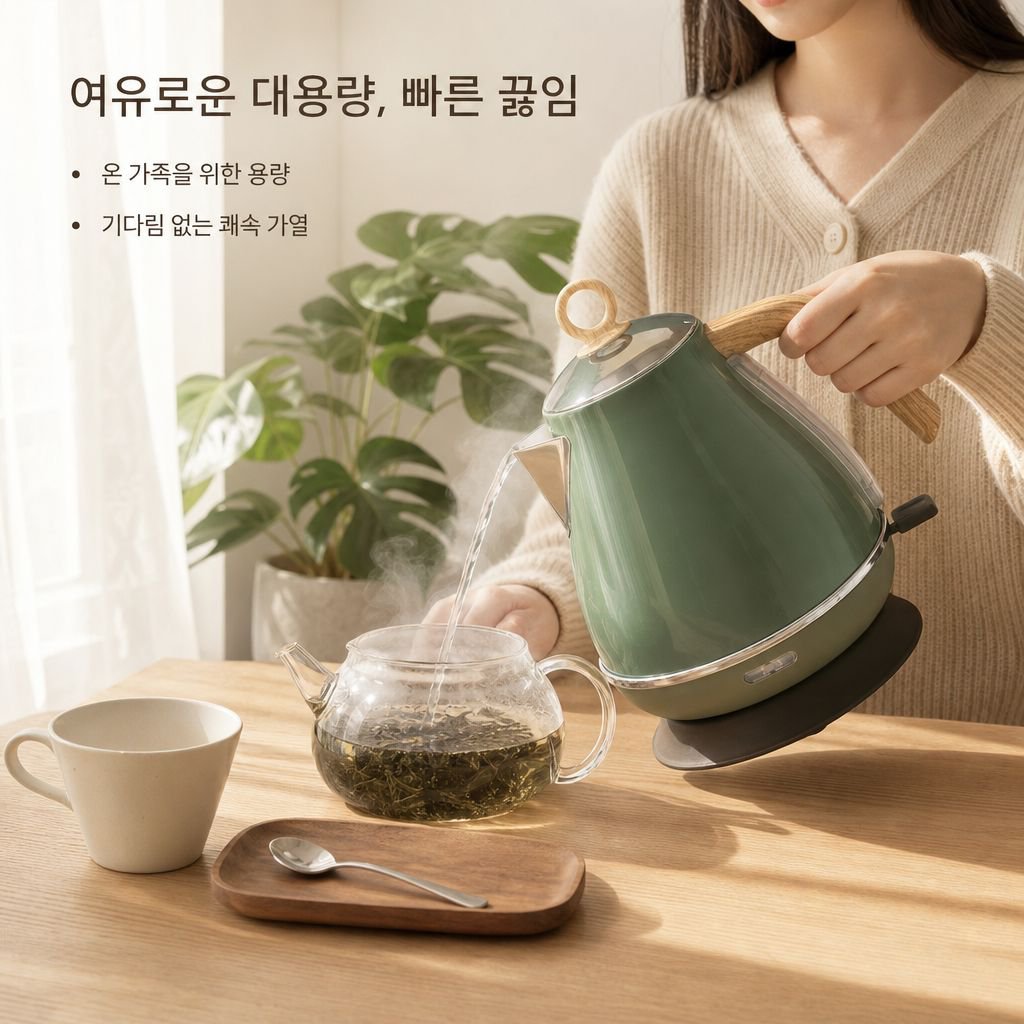 드롱기 레트로 전기포트