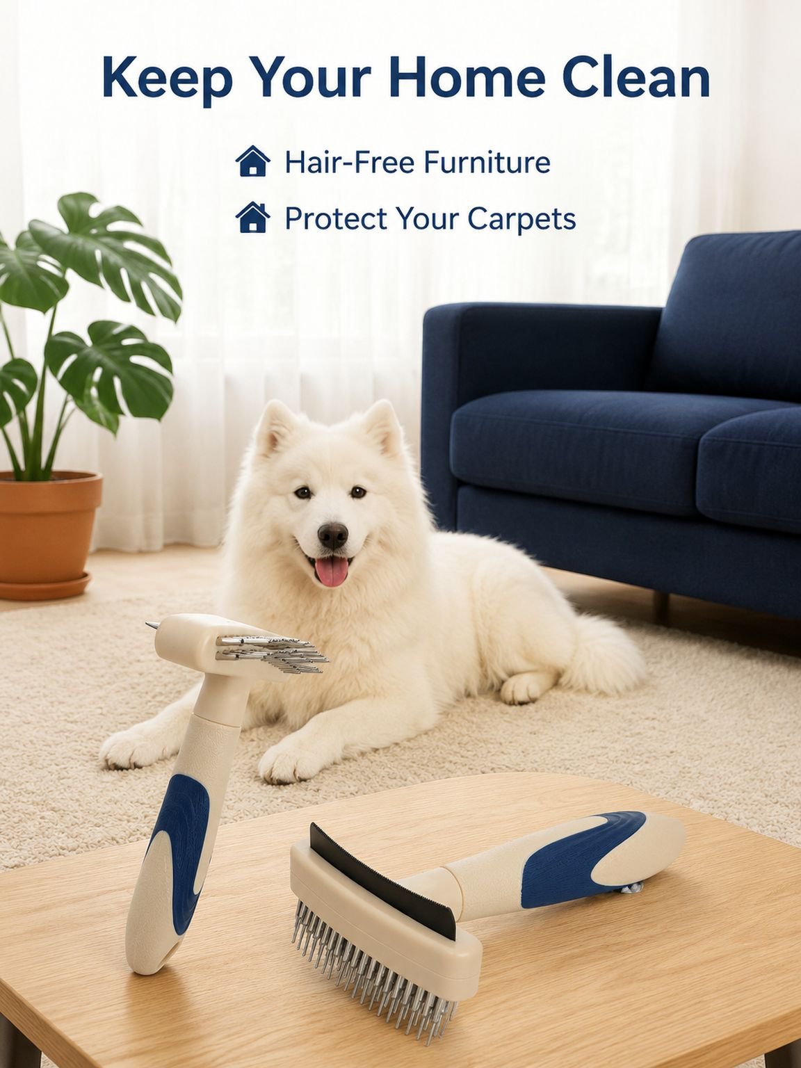 Pet Grooming Thinning Dematting Comb Tool