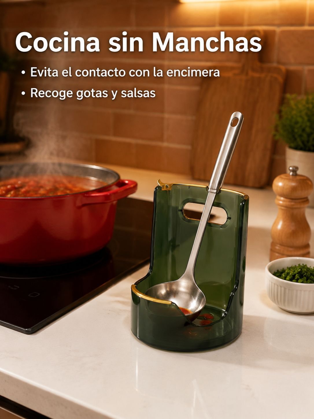 Estante para guardar cucharas y espátulas