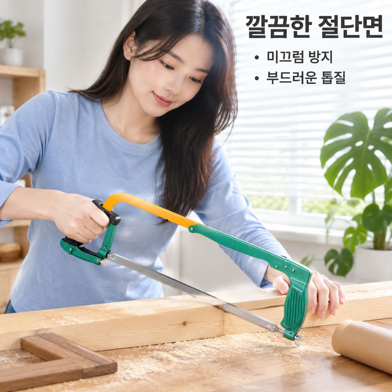 다목적 수동 쇠톱 프레임 가정용 금속 절단 소형 핸드 톱