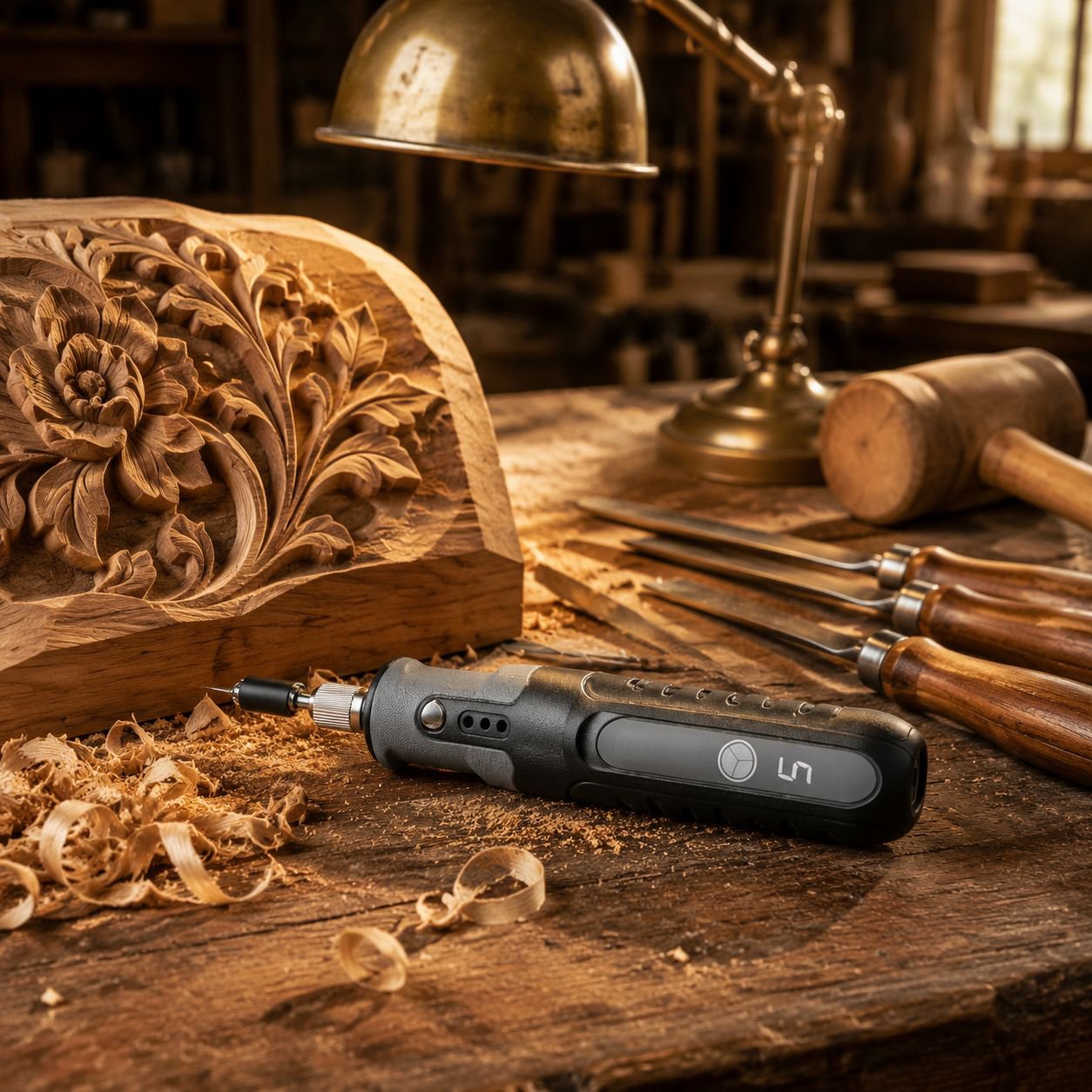 Multi-functional Electric Engraving Pen for Wood and Jade Polishing