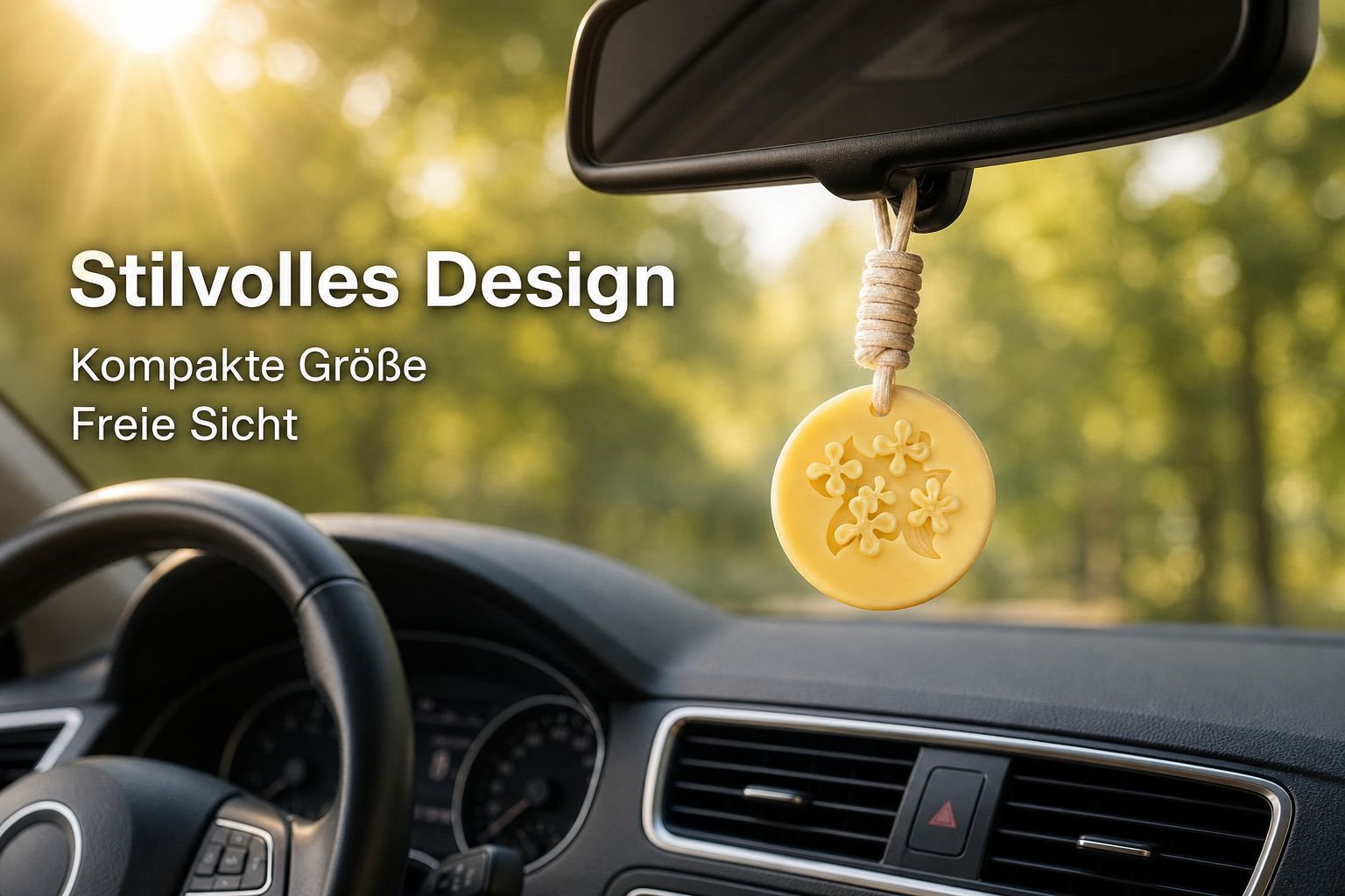 Runde Wachs-Lufterfrischer für Autos