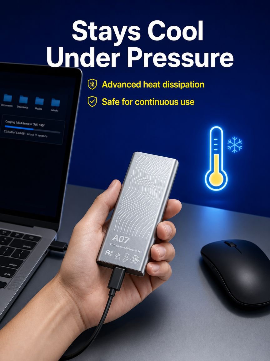 Lightweight SSD for travel and mobility