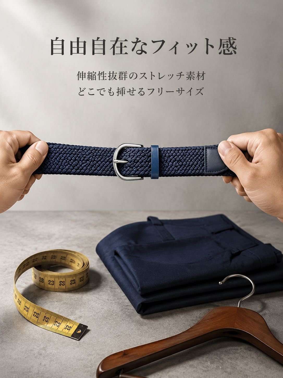 アレルギー対策快適高弾性ベルト
