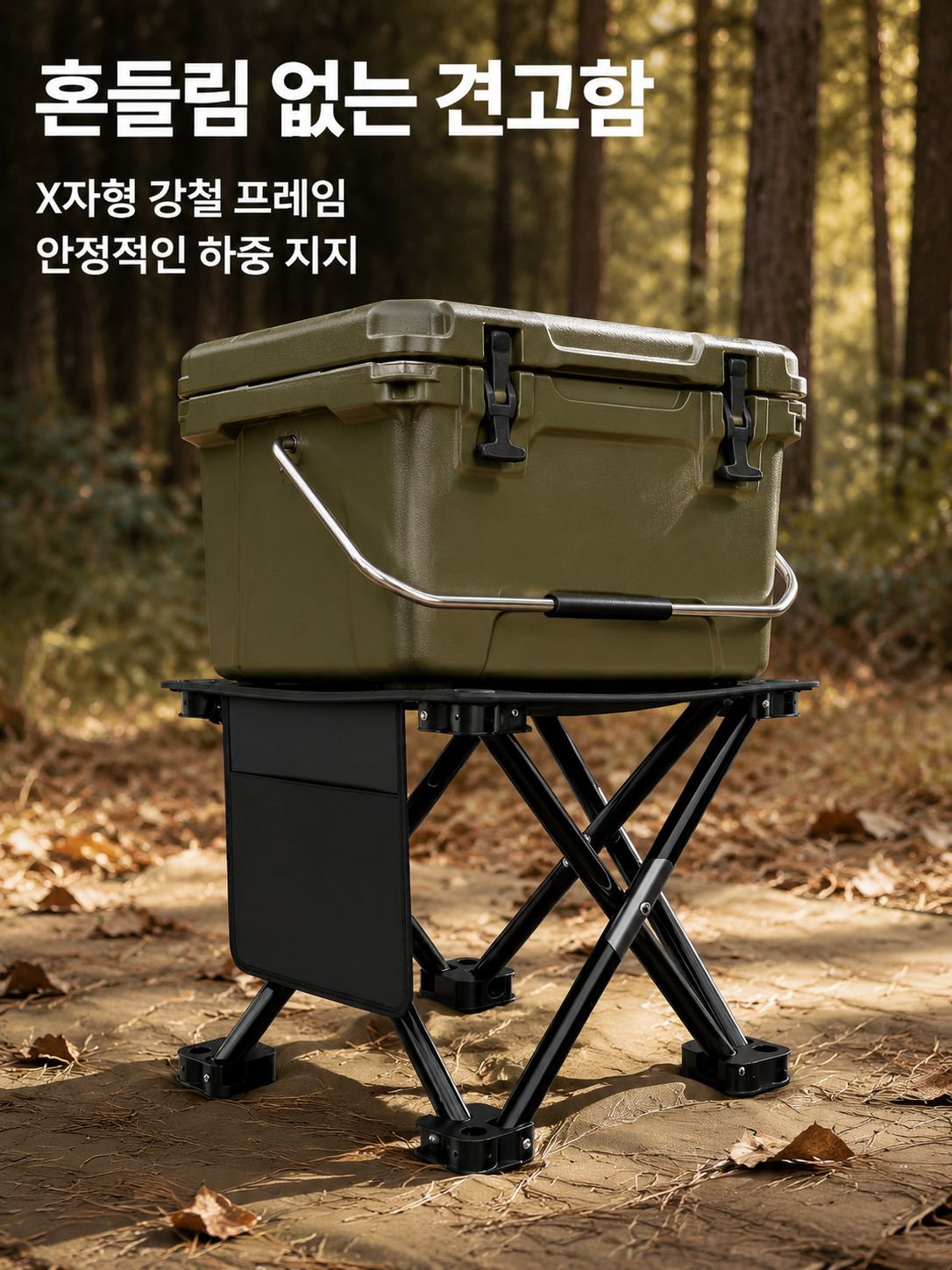 가볍고 접이식인 낚시 의자