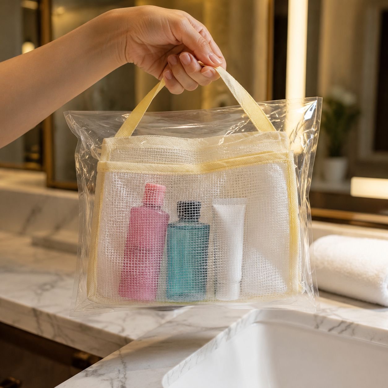 JMY-Thickened Transparent Storage Bag Large Capacity