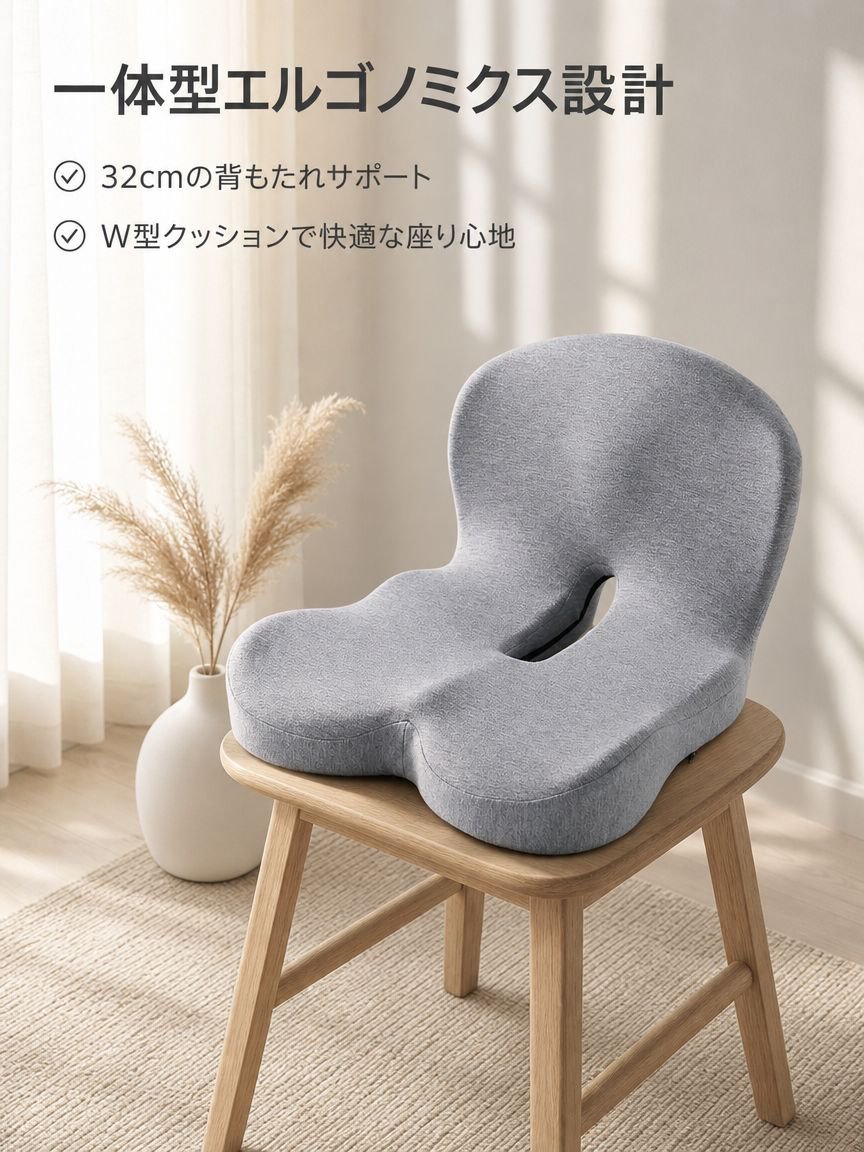 一体型チェアクッション