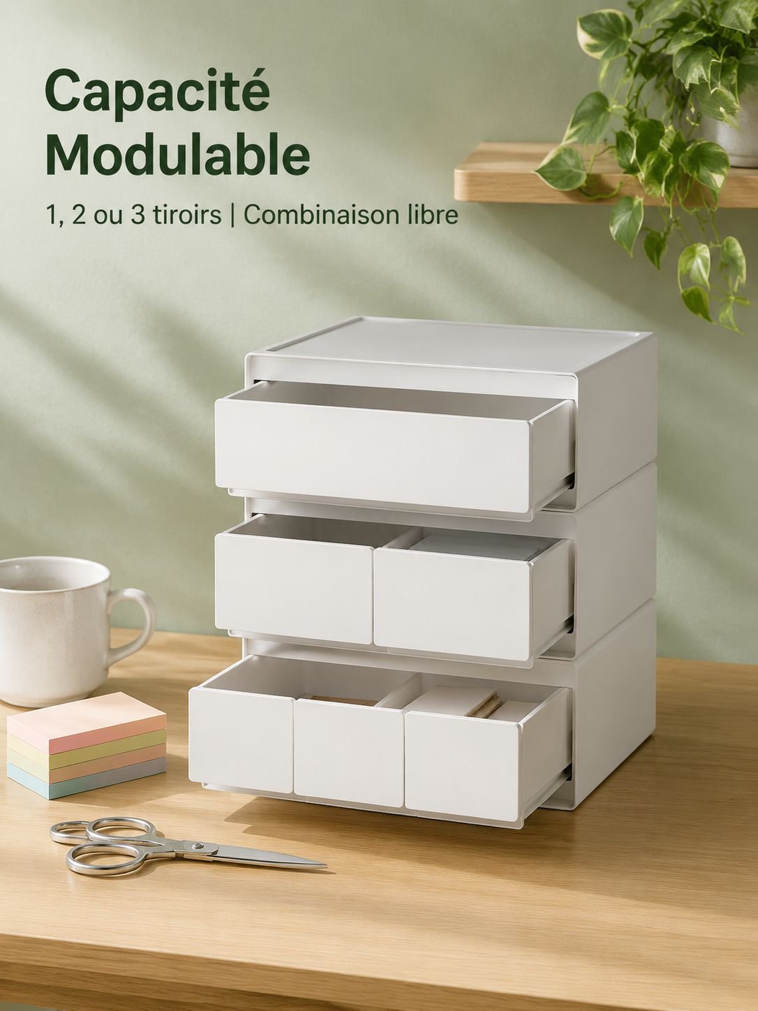 Solution de rangement pratique pour bureau