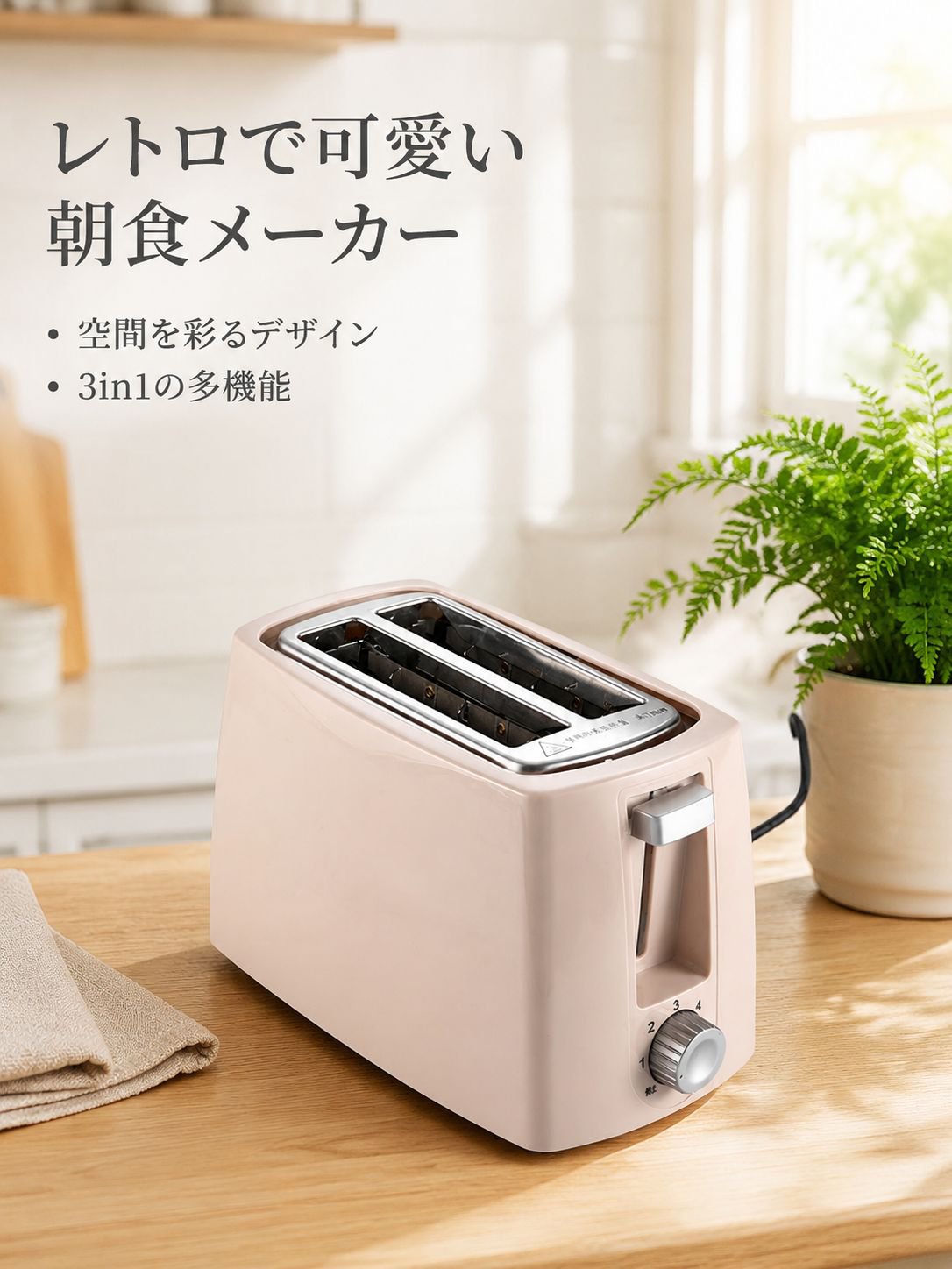 多機能自動トースター朝食マシン
