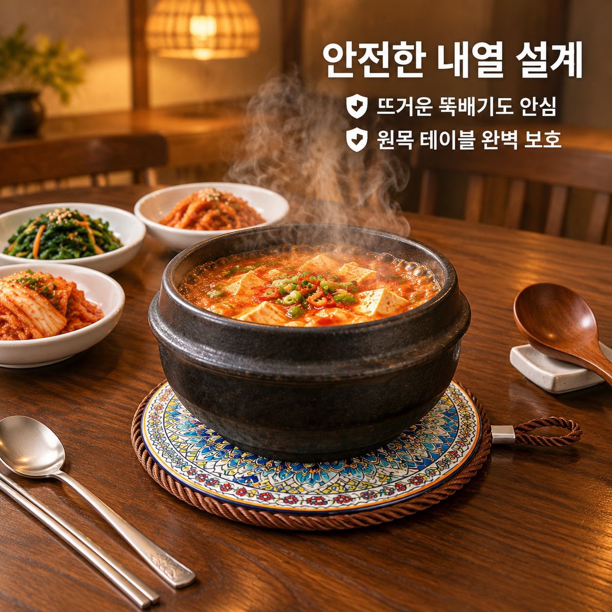 신중식 스타일 미끄럼 방지 식탁보