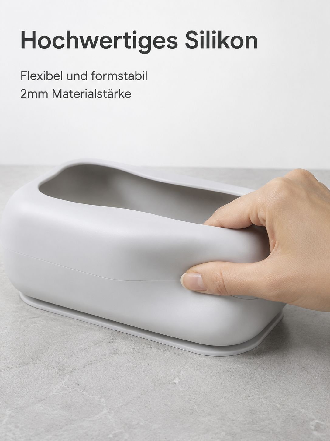 Multifunktionale Silikon-Taschentuchbox mit Saugnapf