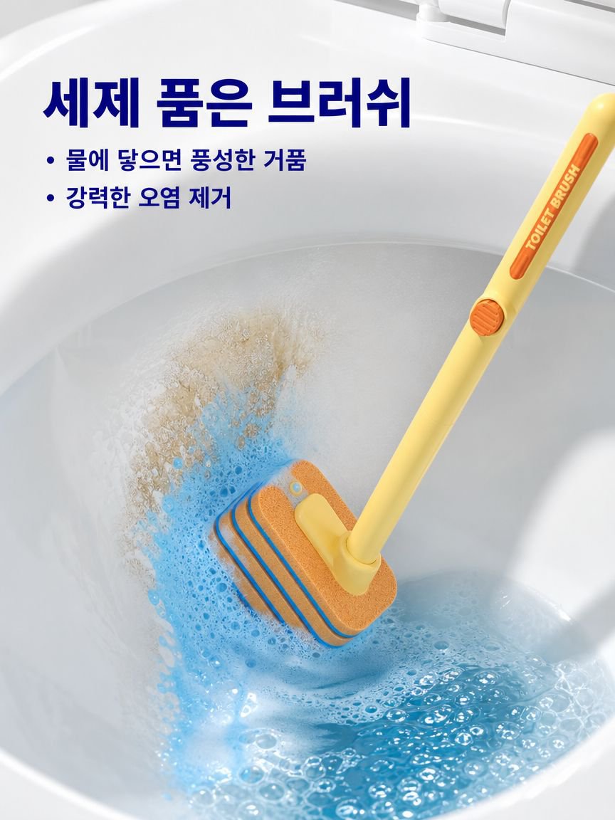 다이버덕 일회용 변기 브러쉬 가정용 사각 벽걸이 없는 2026 신상 고급감 화장실 변기 브러쉬