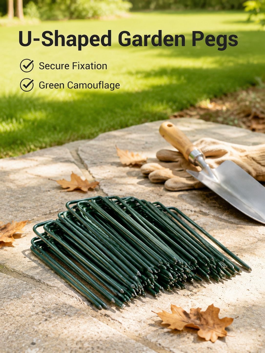 U-shaped Ground Pegs for Weed Control Sheet