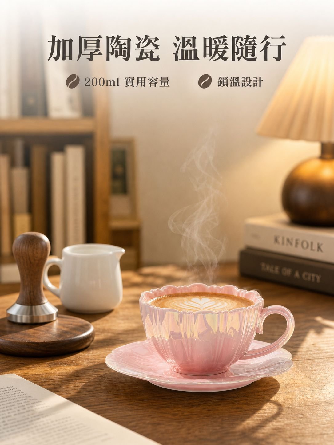 花瓣咖啡杯碟套裝
