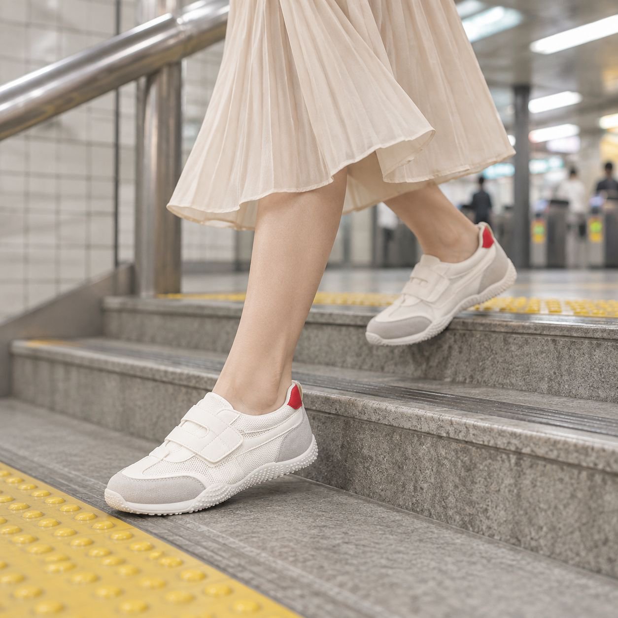 男女兼用のカジュアル厚底シューズ