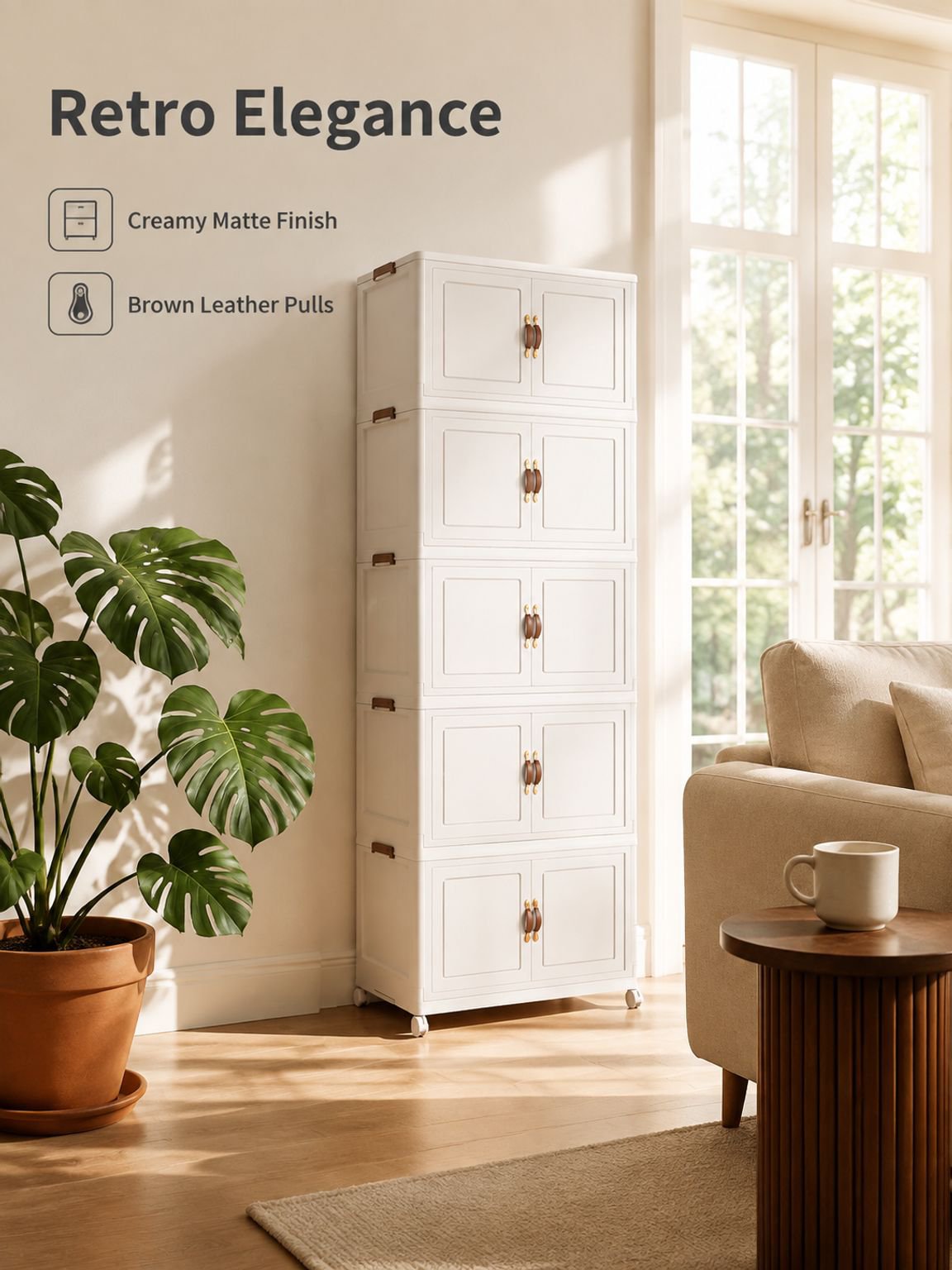 Folding Easy Settings Various Storage Multi-tier with Durable Items for Sleek Unit Portable Storage 