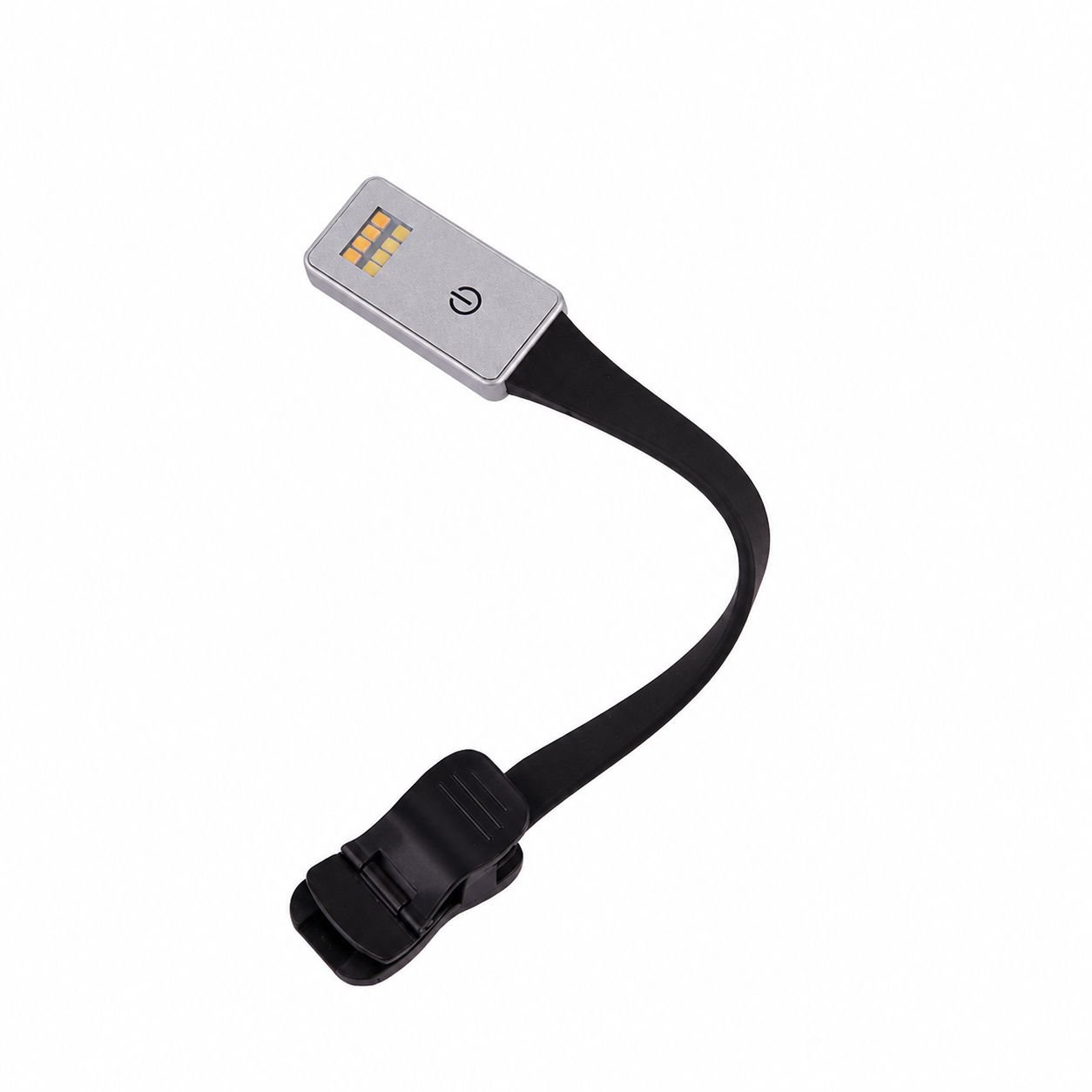Rechargeable 8-LED Book Clip Lamp Mini Portable Night Reading Light