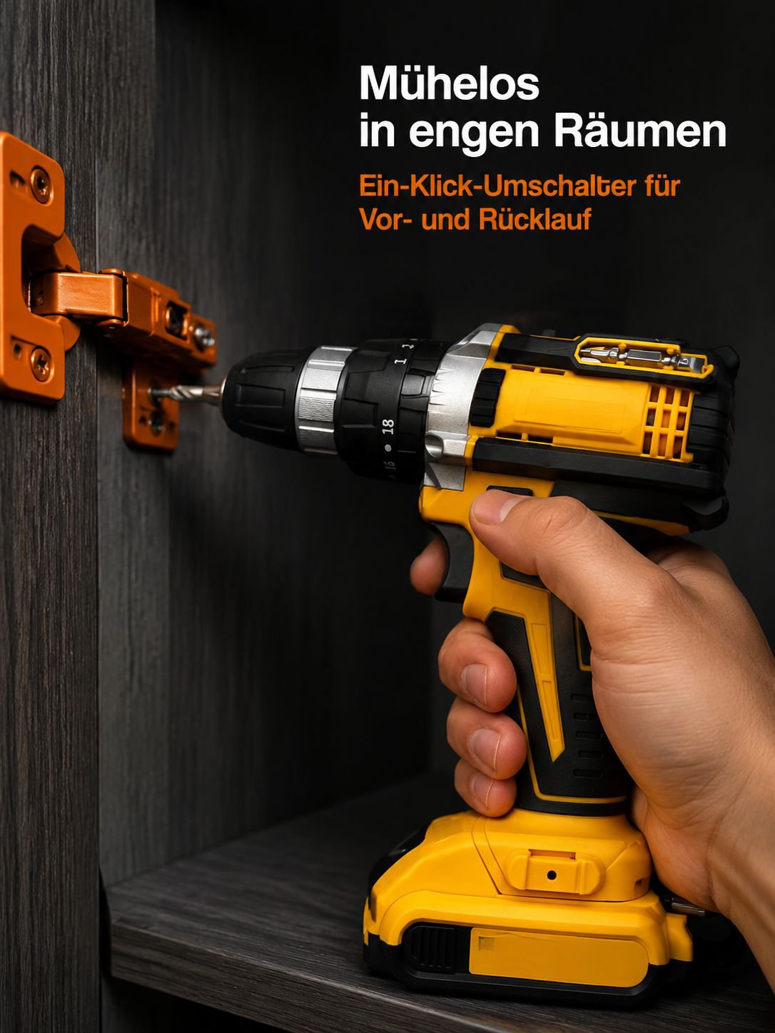 Robuster Werkzeugkoffer mit Zubehör