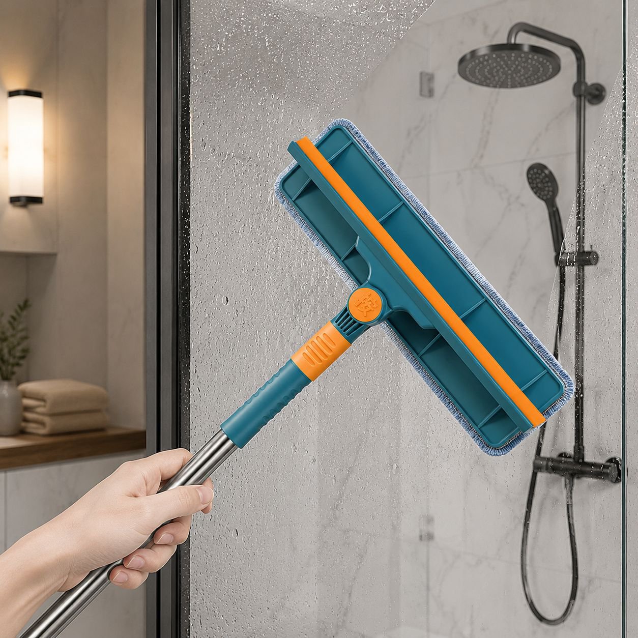 Kit de nettoyage de vitres professionnel pour grandes hauteurs
