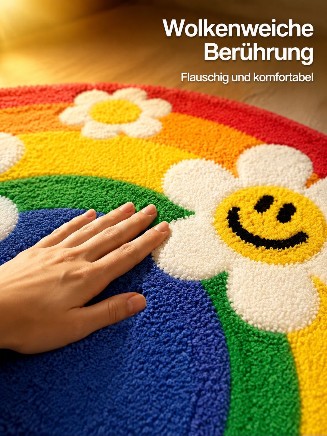 Regenbogen-Antirutschmatte