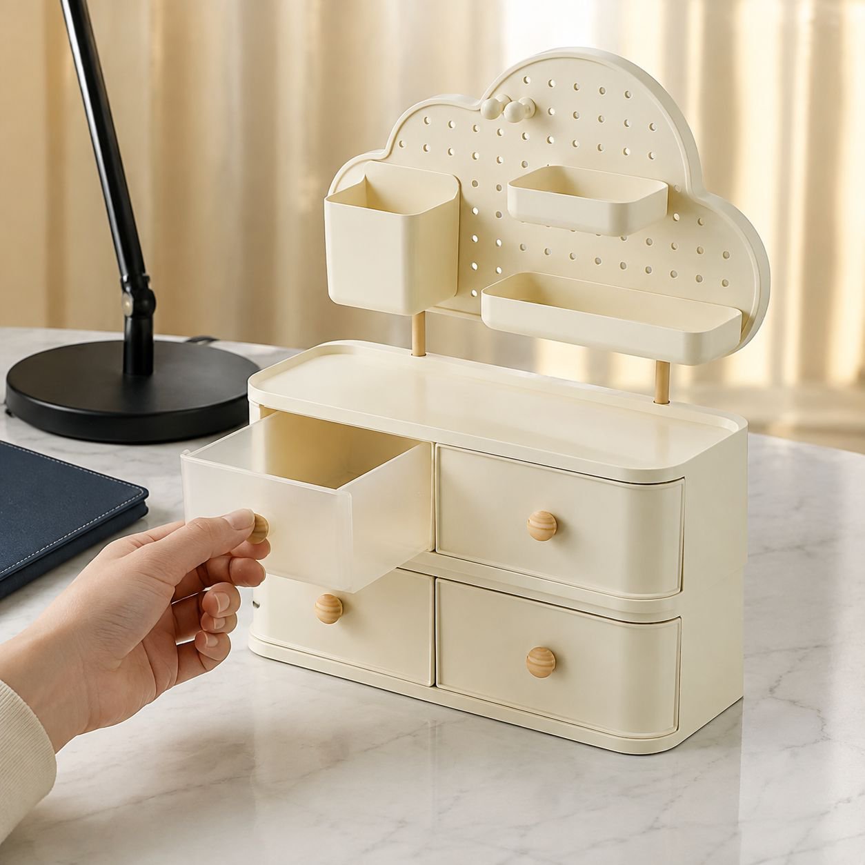 Desktop Document Storage Drawer Box