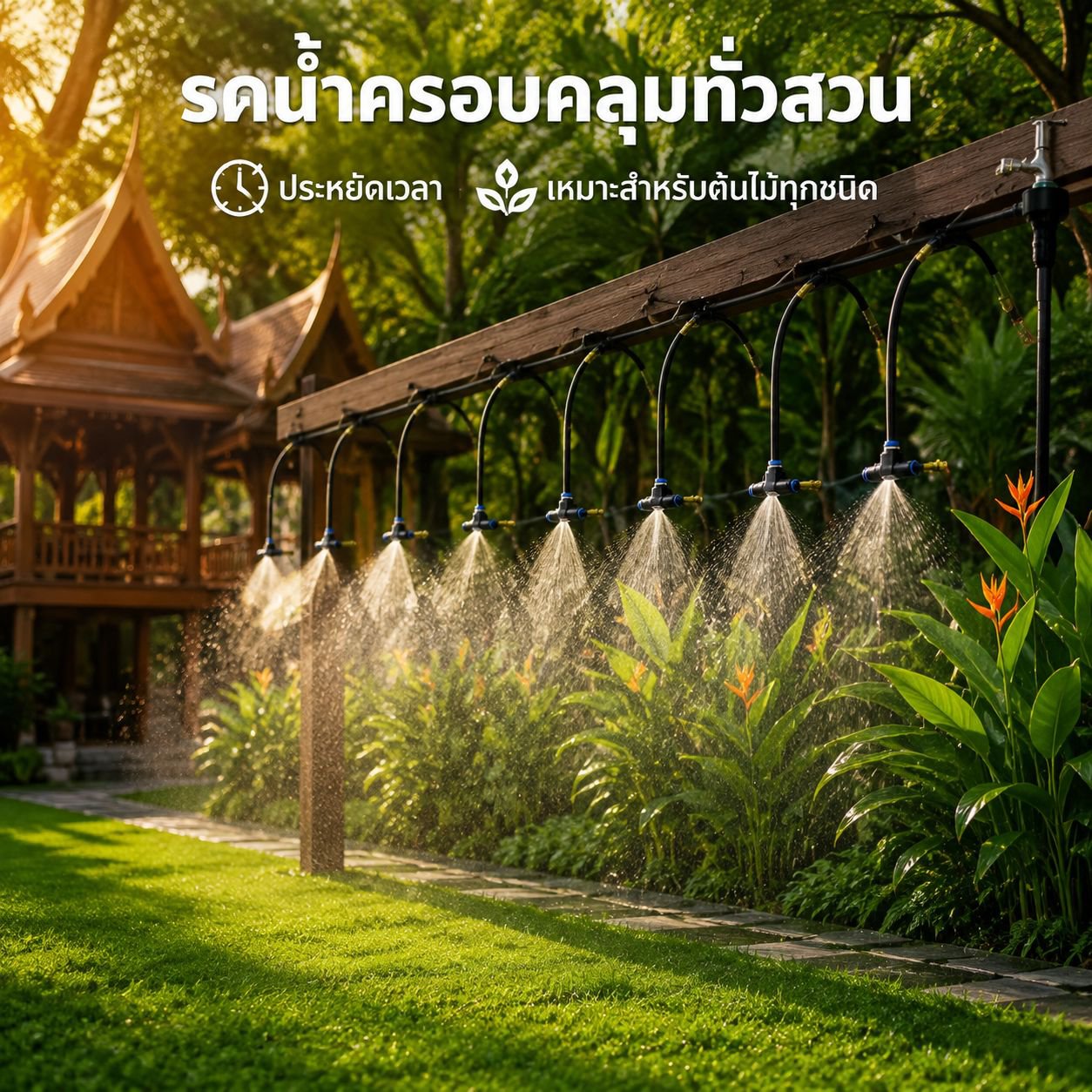 เครื่องพ่นน้ำอัตโนมัติอเนกประสงค์