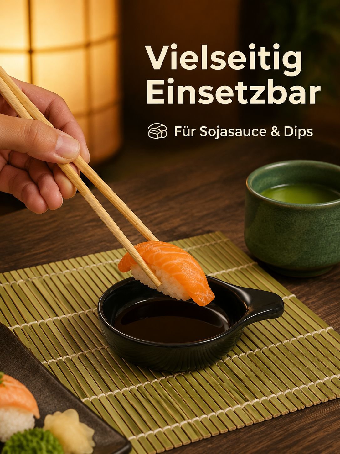 Keramikschale für Gewürze, Sojasaucenschale