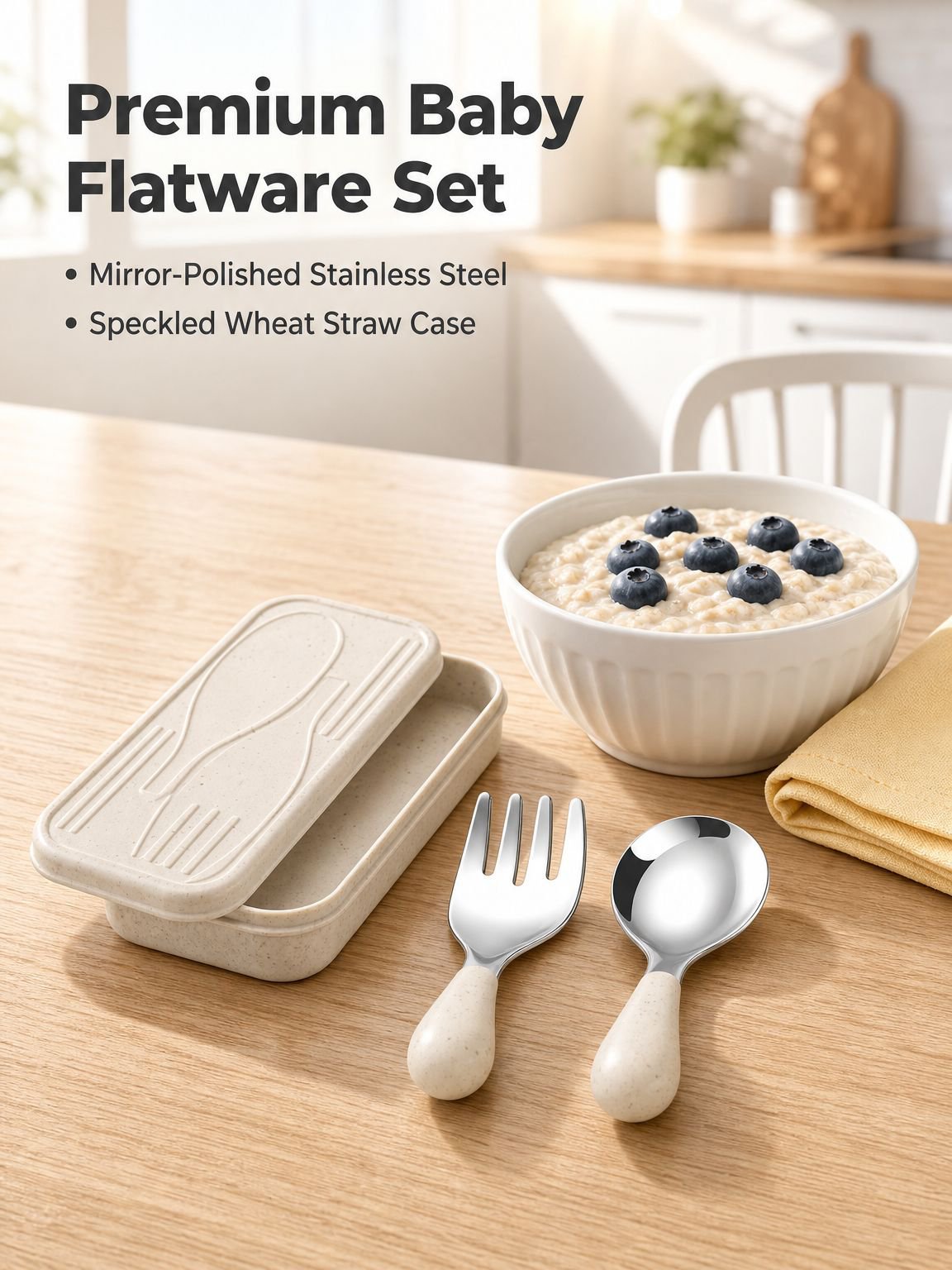 Short Handle Fork and Spoon Set