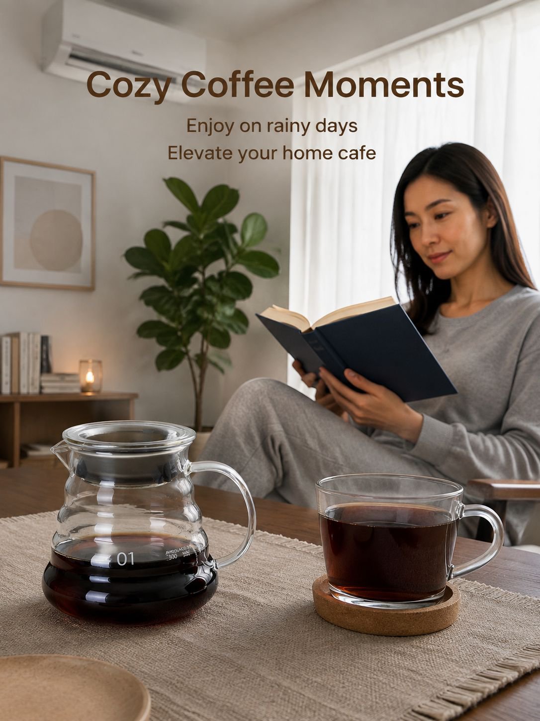 Creative cloud shaped hand brewed coffee set