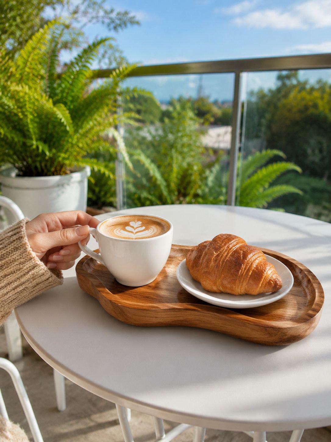 Natural Solid Wood Tray