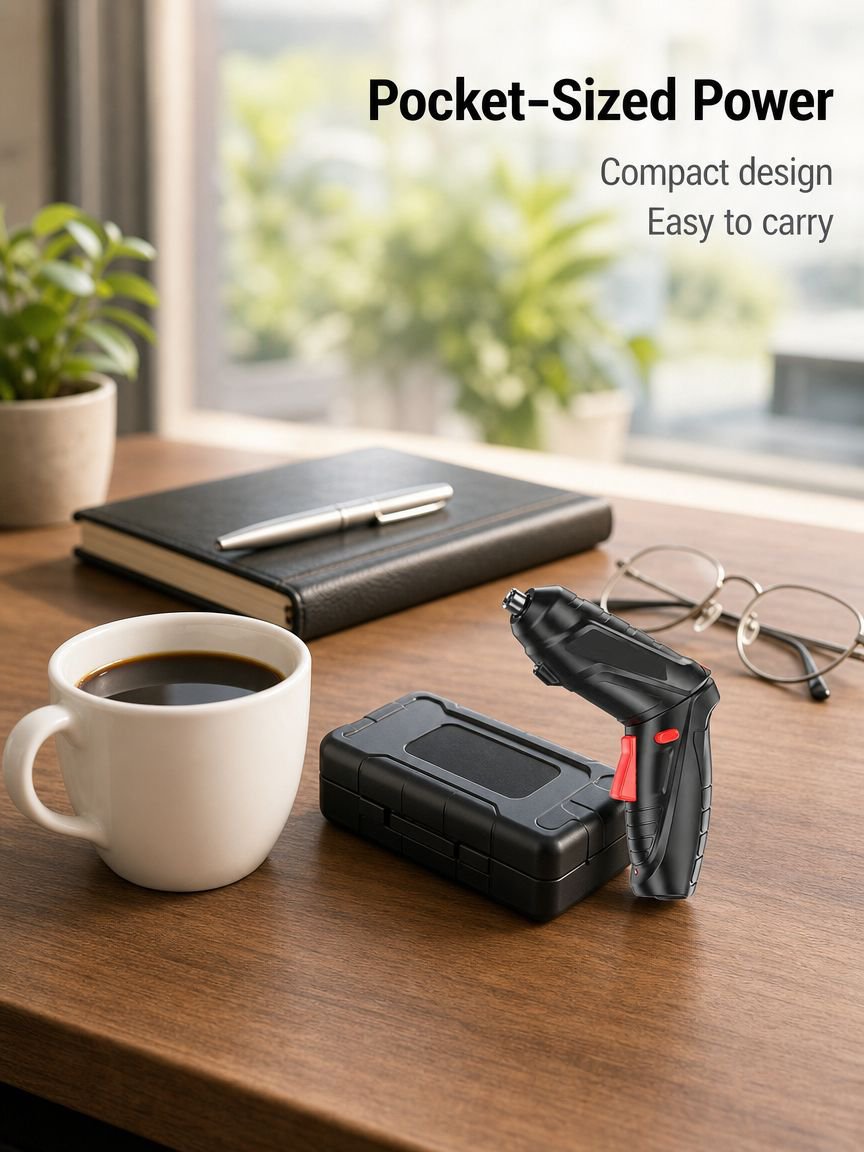 Mini batch rechargeable multifunction electric screwdriver box