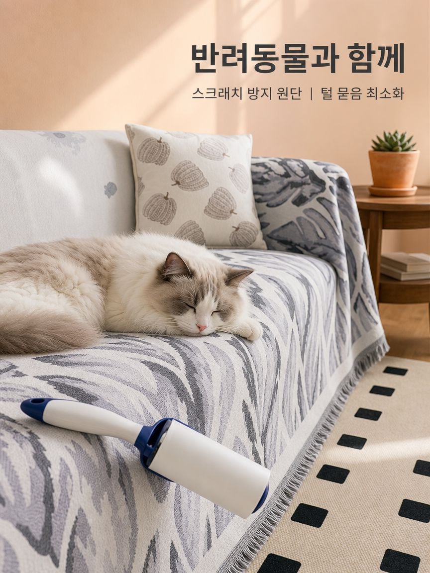 컨트리 스타일 소파 커버